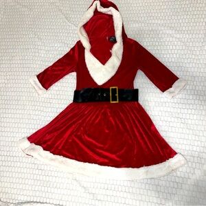 Leg Avenue Women’s Mrs.Claus Santa Christmas Costume Dress Red/White - S/M,